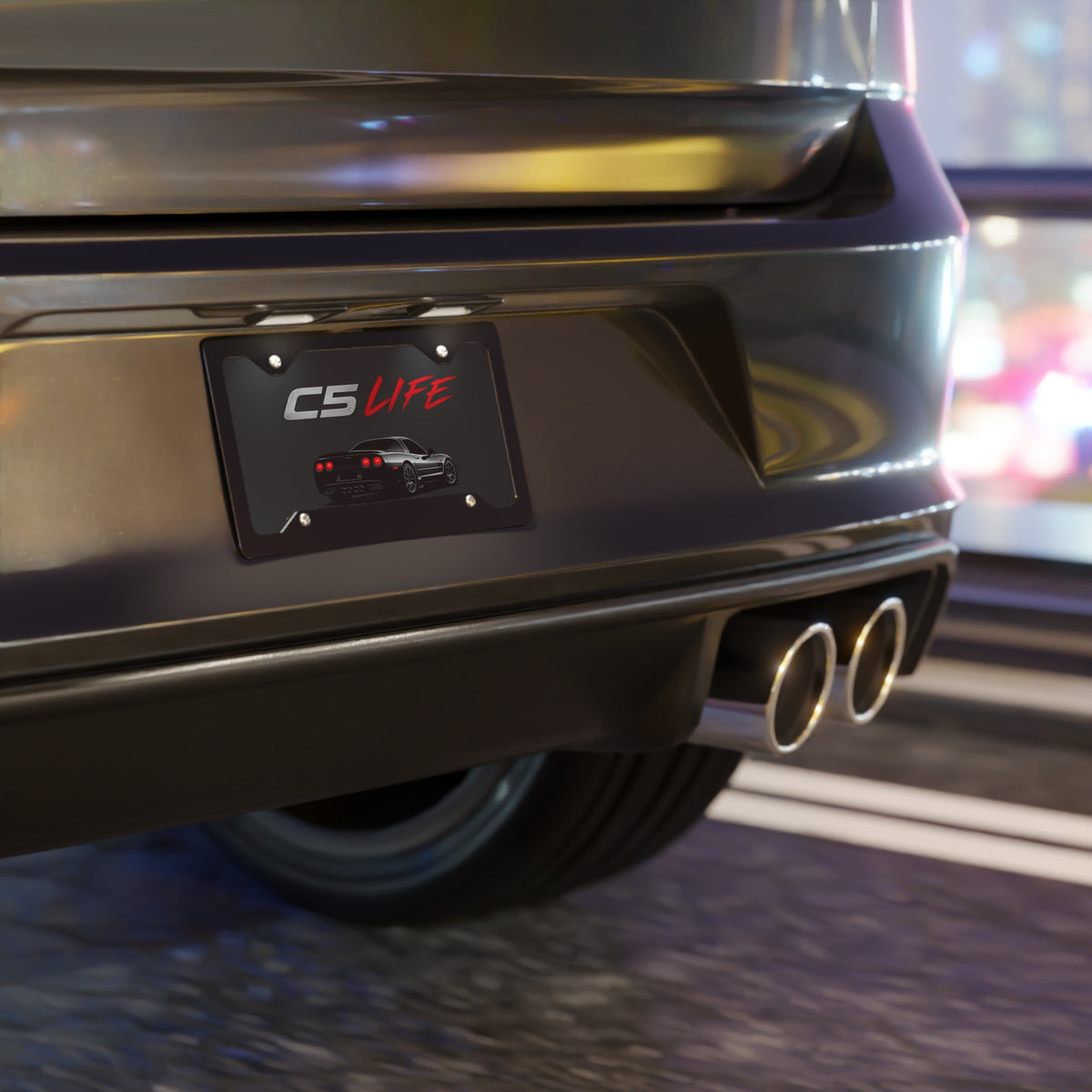 REAR LOGO PLATE