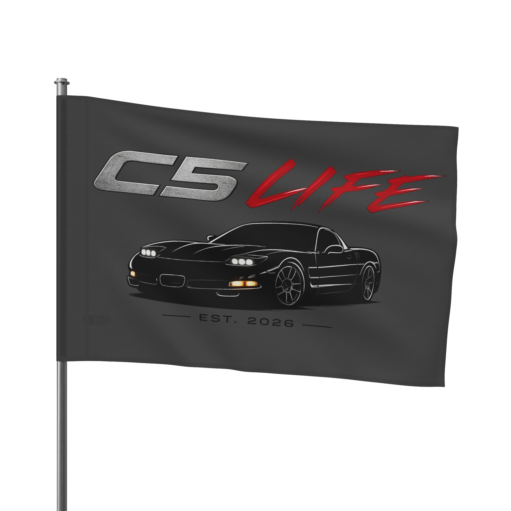 C5 LIFE GARAGE FLAG