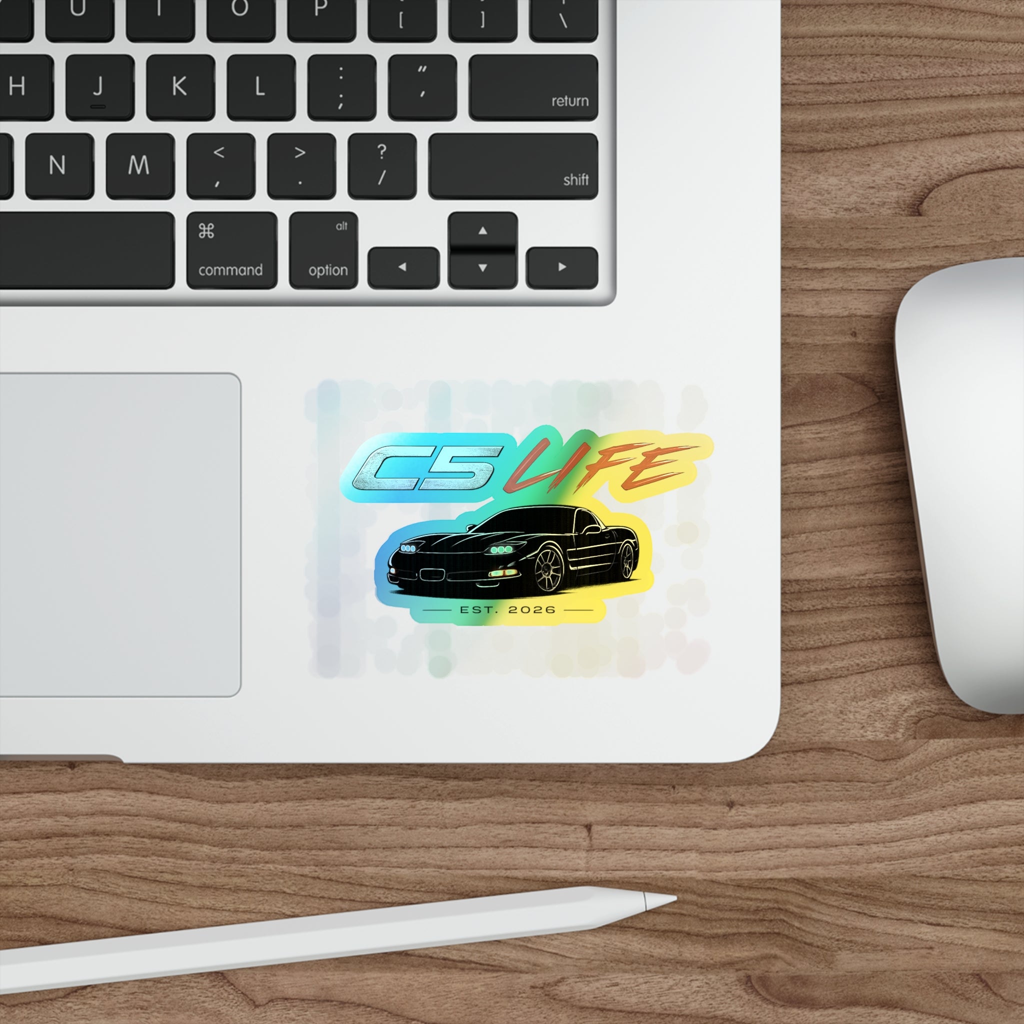 HOLOGRAPHIC C5 LIFE STICKER